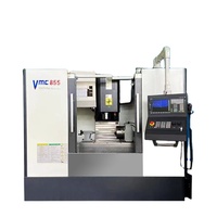 Centre d'usinage vertical 3 axes haute précision VMC855, machine de fraisage CNC pour pièces métalliques, centre CNC industriel haute vitesse