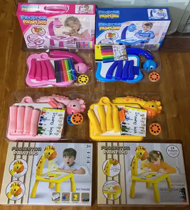 Mesa de Pintura con Proyector LED para Niños, Juguetes, Tablero de Dibujo, Escritorio, Rompecabezas, Herramienta de Aprendizaje de Pintura - Product Image 5