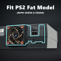 Kit de ventilateurs Noctua pour PS2, ventilateur silencieux amélioré avec support pour PS2 Fat (SCPH-3XXXX&SCPH-5XXXX), accessoires pour console de jeu rétro