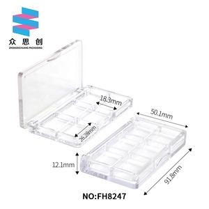 Imagic — palette de fard à paupières transparente avec miroir, carrée, 3 cellules, 6 nuances, étui compact, produit de luxe, <span class=keywords><strong>2022</strong></span> - Product Image 6