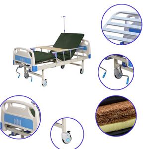 HB-M2-G17 yang sangat baik 2 engkol Manual perawatan pasien tempat tidur rumah sakit klinik dua fungsi tempat tidur - Product Image 2