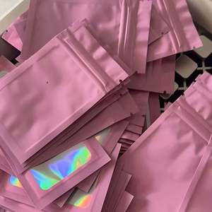 Película Holográfica con Cierre Ziplock a Prueba de Niños, Metálica, Suave al Tacto, Brillante, de 3.5g, Mylar LDPE para Bolsas Doypack, para Dulces - Product Image 5