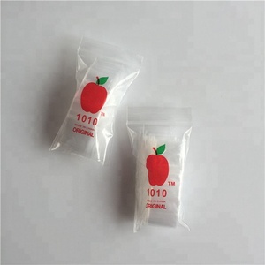 QINGDAO YURUI marca Apple Mini cerradura de cremallera de plástico 1010 mini cremallera bolsas - Product Image 3