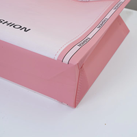 Sac fourre-tout non tissé haut de gamme et tendance, à ouverture facile, avec poignée, pour magasin de vêtements, usage quotidien en extérieur, motif lettres personnalisable
