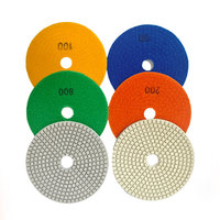 Disque de polissage diamanté de 3 pouces, outil de ponçage humide et sec, haute flexibilité et concentration pour le meulage de pierre, marbre et granit