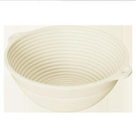 Panier de levage en silicone alimentaire pliable style rotin, bol de fermentation pour pâte, résistant à la chaleur, antiadhésif pour la pâtisserie maison