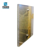 Verre feuilleté PVB 0.38, verre flotté trempé isolant pour usage décoratif hôtelier, fourni par le fabricant