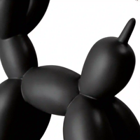 Sculpture en résine chien ballon mat, décoration nordique moderne pour la maison, figurine animale, ornement de bureau pour salon et chambre, cadeau parfait