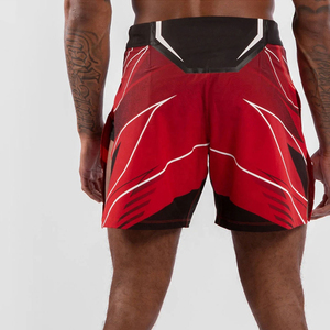 Ropa de MMA de Diseño Personalizado al por Mayor de Fábrica, Impresión Digital, 100% Poliéster Elástico de Secado Rápido, para Artes Marciales de Combate - Product Image 2
