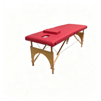 Table de massage en bois légère et portable pour les spas de beauté et la thérapie à domicile