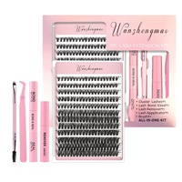 Pestañas Postizas Pre-cortadas DIY de 12mm y 14mm, Libres de Crueldad Animal, Más Finas, Hechas a Mano, OEM ODM, 3D, Efecto Visón, Logotipo Personalizado, Negro Mate Oscuro, ¡Venta Caliente!