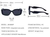 Lunettes de soleil carrées noires pour hommes et femmes, monture épaisse, verres teintés foncés, style rétro vintage, lunettes de soleil d'extérieur