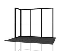 Stand d'exposition modulaire en aluminium avec impression personnalisée 10x10, toile de fond en tissu par sublimation pour salon professionnel