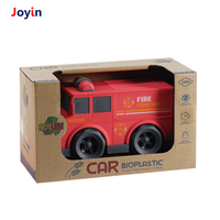 Weizenstroh-Material Gleitender Cartoon-Schulbus Feuerwehrauto Polizeiauto Krankenwagen Dessert-Kuchen Pizza Fast-Food-Bus