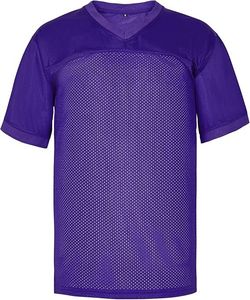 Jersey Sepak Bola Polos Kustom Pria 100% Poliester Model Pullover Kaos Olahraga Polos Bernapas Cepat Kering Pakaian Tim - Product Image 2