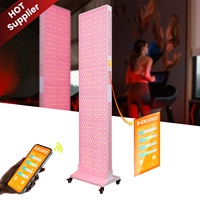 Panel de Terapia de Luz Roja de 9 Longitudes de Onda para Bienestar Comercial, Panel de Terapia de Luz Roja de Cuerpo Completo para Salón de Belleza, Spa y Gimnasio