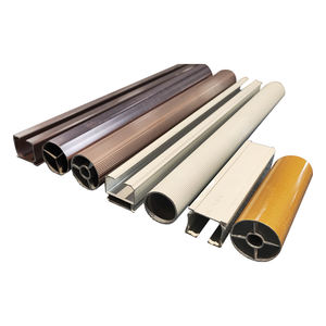 Tringles à rideaux romaines en alliage d'aluminium personnalisées, tringles à linge à montage latéral, tringles à rideaux de douche perforées fixes - Product Image 1