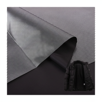 Feuille de géométrie brillante imprimée estampage à chaud 50D 300T Polyester pongé tissu pour doublure de veste Parker en duvet