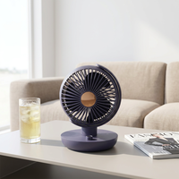 Ventilateur de bureau portable OEM mini USB-C, rotation à 360°, silencieux, rechargeable, pour la maison, le bureau et la voiture
