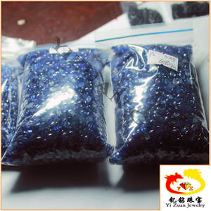 <span class=keywords><strong>YZ</strong></span>ファクトリーアウトレット価格ラウンドダイヤモンドカットナチュラルブルーサファイアルーズジェム - Product Image 5