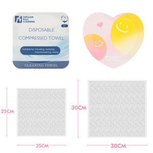 Cổ phiếu sẵn sàng xách tay dùng một lần không dệt nén tắm và ma thuật mặt khăn cho du lịch - Product Image 5