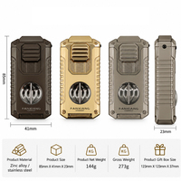 Briquet à cigares multifonctionnel moderne en métal, coupe-cigares intégré, double torche à 3 jets, accessoires de voyage de luxe pour affaires