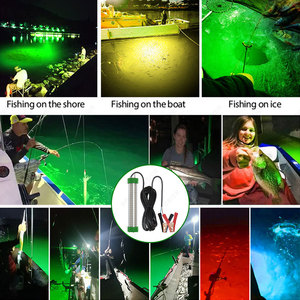 BBIER 12V/24V 60W 120W 200W 300W Lampes de pêche sous-marines LED vertes attirant les poissons avec indice de protection IP68 - Product Image 6