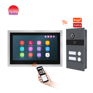 10.1 inch giá tốt nhất video cửa Điện thoại IP Video <span class=keywords><strong>intercom</strong></span> hệ thống máy ảnh <span class=keywords><strong>intercom</strong></span> khóa tuya wifi thông minh chuông cửa - Product Image 1
