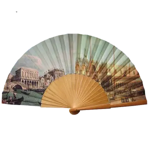 [I AM YOUR FANS] High Performance OEM Custom Print Wooden Hand Fan as Promotional Gift