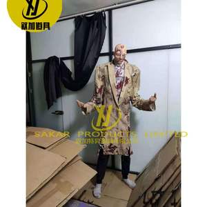 Disfraces de Halloween personalizados calavera y huesos hecho a mano Predator disfraz Cosplay dibujos animados tamaño real Alie Ns traje para adultos - Product Image 4