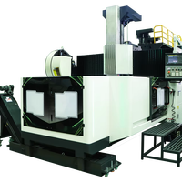 Machine à Tourner Métallique à Portique Haute Performance TSMV-3018, Usinage CNC, 3 Axes, Contrôle FANUC, Moteur de Broche BBT50, Lourd