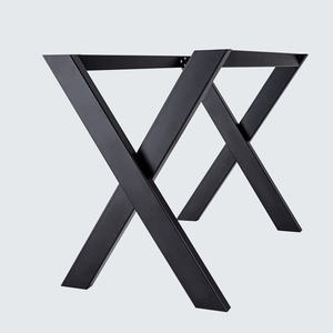 पेशेवर निर्माता धातु टेबल पैर आधुनिक कार्यालय डेस्क पैर एक्स आकार टेबल कोष्ठक - Product Image 3