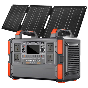 Xách tay 1200 Wát Trạm điện 220V Kit năng lượng mặt trời với pin máy phát điện năng lượng mặt trời bảng điều khiển 2048wh MPPT đèn pin cho ngoài trời khẩn cấp - Product Image 2