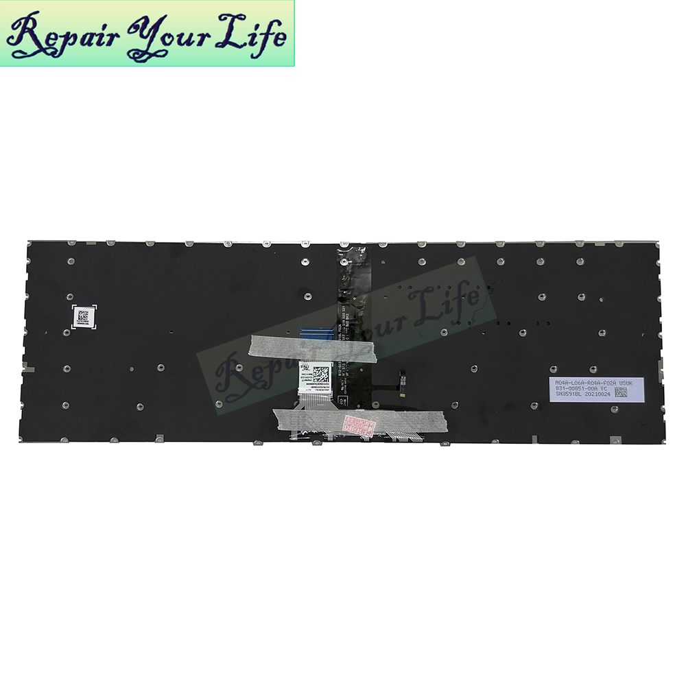 Backlight US Laptop Keyboard for ASUS Zenbook 14 UX425