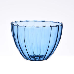 Bougie en verre borosilicate Murano <span class=keywords><strong>Caramella</strong></span> à rayures colorées, soufflée à la main, créative et bon marché - Product Image 1