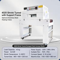 Machine de Tunnel de Rétraction Automatique 4020 avec Cadre de Support, Équipement d'Emballage Rétractable pour Films POF et PVC pour Boîtes Alimentaires et Bouteilles