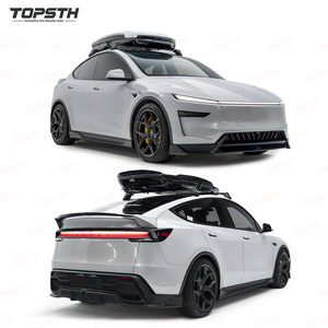 Bộ body kit PP nâng cấp ngoại thất cho Tesla Model Y Juniper YF Style 2025+ gồm: cản trước, ốp hông, khuếch tán sau, viền trang trí, cản sau Topsth mới - Product Image 1