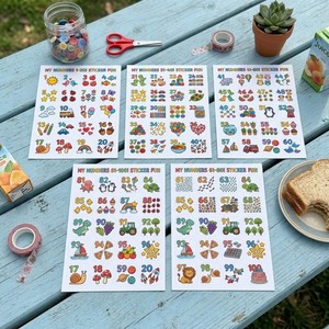 Juego de Hojas de Etiquetas Adhesivas Personalizadas, Duraderas y Ecológicas, con Números Cortados a Troquel, para Maestros, Recompensas Escolares, Aprendizaje Divertido, Proyectos con Velas - Product Image 1