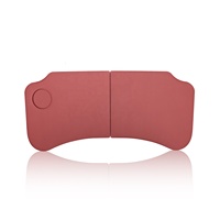 Table pliante en cuir pour Tesla Model 3/Y - Table de repas et bureau pour ordinateur portable côté passager