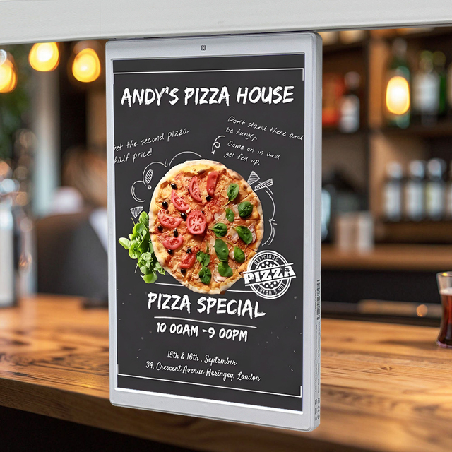 Hd Tft Lcd Desktop Digital Signage Small Screen 10.1 Inch Lcd Advertising Display Media Player Indoor Electronic Sign Kiosk