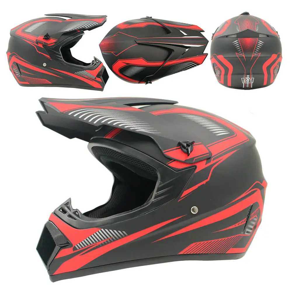 Caschi da bici da cross di fabbrica all'ingrosso consegna veloce accessori per motociclisti di alta qualità casco da moto integrale