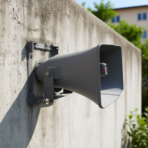 Haut-parleur extérieur étanche PA Power Horn 8x16, 40W RMS, montage mural, en plastique - Product Image 2