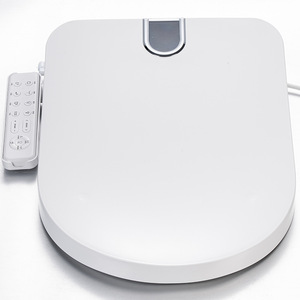 Smart Toilet Seat Round Soft Close Universal Type Plastic One Button Quick Release Household With Remote Control - Product Image 1