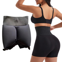 Shorty sculptant respirant pour femme, rehausseur de fesses et de hanches, gaine amincissante, contrôle du ventre, rembourré, taille moyenne
