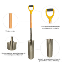 Outils agricoles Outils agricoles Pelle de jardinage avec manche en bois Poignée en Y