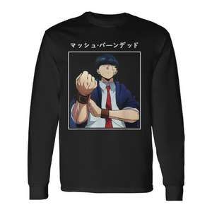T-shirt à manches longues Mash Burnedead Anime, design musclé, magique, mignon, manga, personnage masculin - Product Image 1