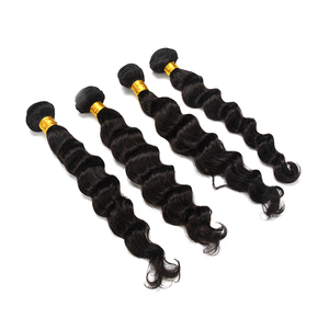 Grado Aaa trama brasileña del pelo de la Virgen Natural extensión de la armadura del pelo - Product Image 2