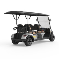 Voiturette de golf électrique 48V 72V Club Car Options 4 places Voiturette de golf Chasse Service personnalisable Équipée d'une batterie au lithium