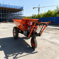 Chariot à essence compact pour le transport agricole et véhicule d'ingénierie pour la montée sur pente