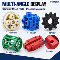 Fabrication de pièces de précision sur mesure en nylon par usinage CNC, fraisage et tournage 3, 4 et 5 axes